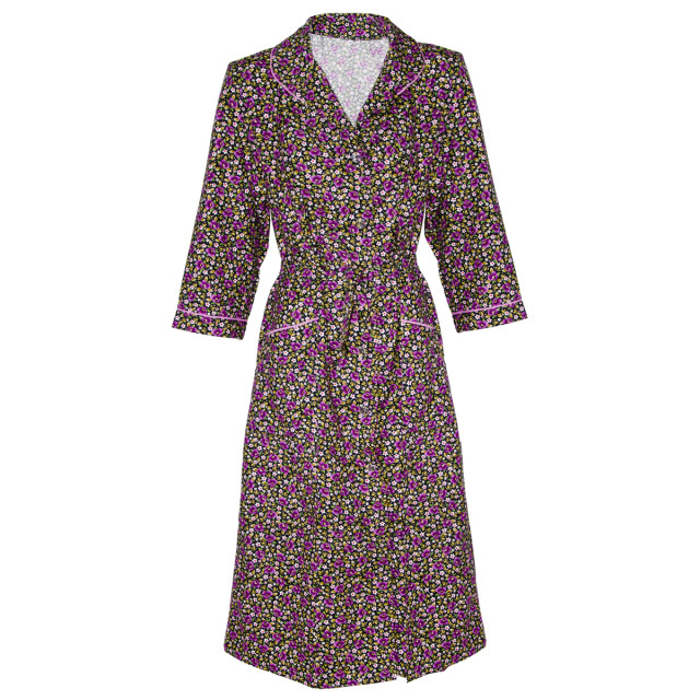 Szlafrok flanelowy Lux m.102 kwiaty TM Jarosław
